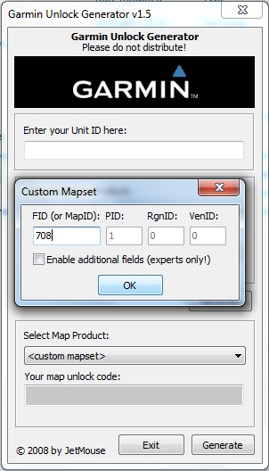 garmin map unlock code generator